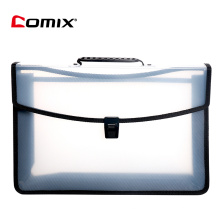 COMIX Presentation Side Tab Classification Office Custom Modern A4 Size Plastic Expanding File Folder